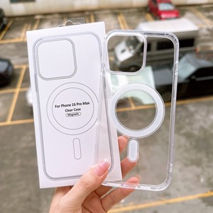 Ốp điện thoại trong suốt mờ cho <span class=keywords><strong>iPhone</strong></span> 13 12, hỗ trợ sạc không dây từ tính, chống sốc cho <span class=keywords><strong>iPhone</strong></span> 13 12 Promax - Product Image 2