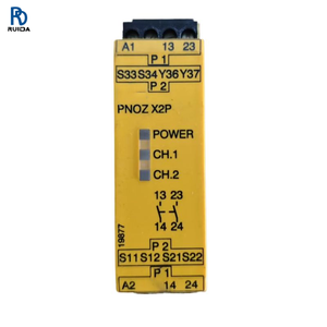 Relais de sécurité haute performance PNOZ X2P PNOZ X1P, module de protection électrique industriel pour système de contrôle de sécurité mécanique automatisé - Product Image 1