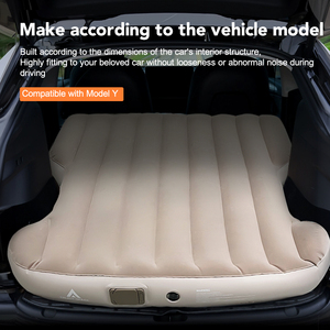 Quick Self-inflating PVC Model Y <strong>Car</strong> <strong>Air</strong> <strong>Mattress</strong> with Flocking Surface <strong>for</strong> Back Seat - Product Image 2