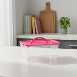 Original Boxes Storage Container 3.5 L With Lid Pink Handle For Kitchen Organization - Product Image 2