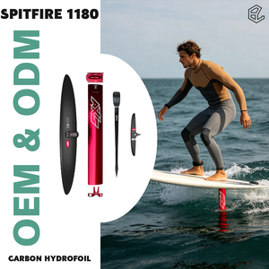 Aile avant en carbone Spitfire 1180 pour hydrofoil, composant de remplacement et de mise à niveau avec mât en aluminium pour wing foil - Product Image 2