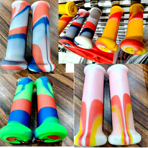 Poignées de guidon de vélo 22,2 mm en TPR souple antidérapantes, accessoires pour vélos d'enfants, inspection de qualité importée - Product Image 1