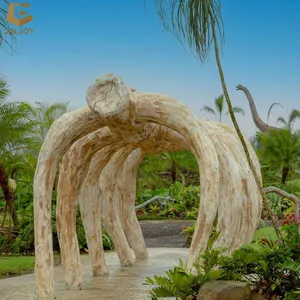 SGAD105 공원을 위한 옥외 쥬라기 기간 공룡 모형 해골 복제본 문