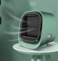 Ventilateur de refroidissement d'air et d'eau de bureau, mini ventilateur de table portable USB, veilleuse, mini ventilateur portable, protection de la coque, ventilateur de table à brume