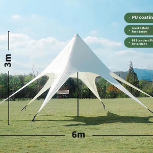 Campamento especial Wanzhong montaña impermeable cuatro estaciones cielo cortina Base grande tienda de ocho garras solo pico <span class=keywords><strong>Twin</strong></span> Peaks Tres Picos - Product Image 2