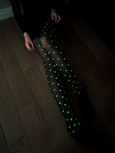 KT354 produttore OEM Custom Logo/Design bagliore nel buio luminoso calze di seta nero <span class=keywords><strong>Sexy</strong></span> <span class=keywords><strong>collant</strong></span>/<span class=keywords><strong>collant</strong></span> per le donne - Product Image 6