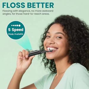 خيط أسنان كهربائي ذكي احترافي مع بطارية قابلة للشحن و5 سرعات تنظيف للعناية الكاملة بالفم - Product Image 4
