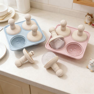 Moules en silicone de qualité alimentaire pour congélateur, pour boules de glace, sucettes glacées et glaçons - Product Image 2