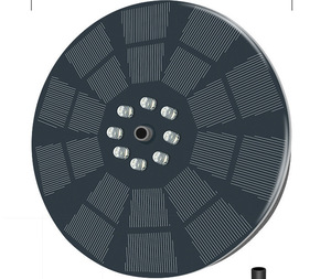 1.4W Solar Floating Fountain Pump for Ponds Bird <strong>Baths</strong> Energy Saving LED <strong>Light</strong> 6 Spray Nozzles IP68 Dry Run Protection (US/EU) - Product Image 3