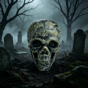 DAMAI Estaca de Jardín con Diseño de Calavera y Brazo, Resistente a la Intemperie, Decoración para Exteriores, Jardín, Cementerio, Fiesta, Halloween - Product Image 5