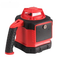 Laser horizontal autonivelant à faisceau rouge à faisceau rouge de construction de construction à nivellement automatique facile à utiliser Niveau laser rotatif à 360 degrés avec boîtier en aluminium