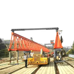 Grúa lanzadora de viga de puente tipo armadura de hormigón de 180 toneladas fabricante de grúas lanzadoras