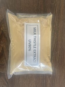 オーガニックミルクシスル果実エキス 80% シリマリンパウダー シリビン 健康食品グレード エタノールでドラム缶に真空包装 - Product Image 2