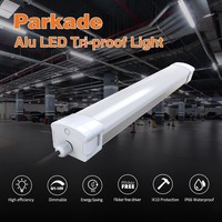 Luz LED Tri-Proof de Bajo Voltaje DC 24V, Carcasa de Aluminio Impermeable IP66, 1200mm 40W, Segura, Industrial, Lineal, Hermética, IK10