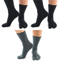 Chaussettes décontractées, mode, amusantes, en coton mélangé de qualité supérieure, chaussettes à deux orteils