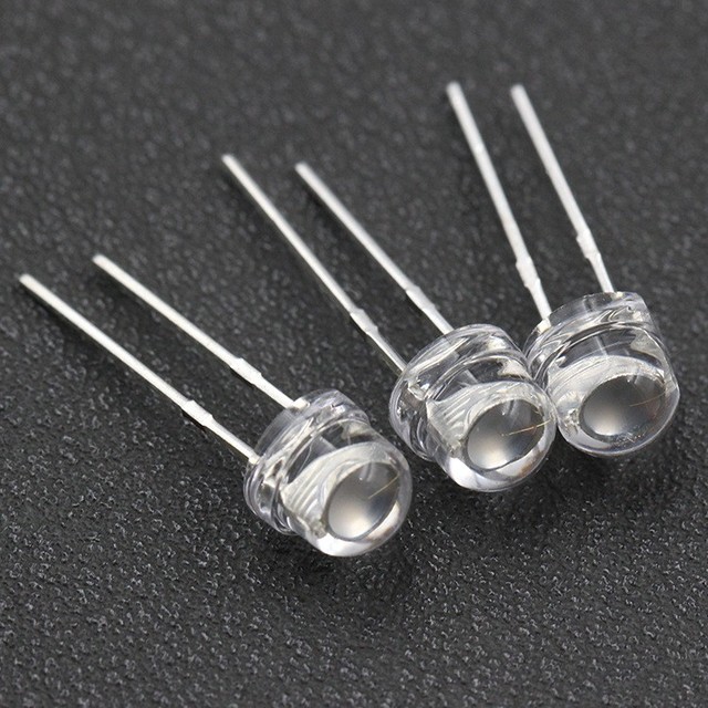 OEM Wholesale Price HLX Brand Super Bright 5mm Lamp Led Straw Diode White Red Green Yellow 1.8-3.4V CRI 95 5000K 3-Year Warranty