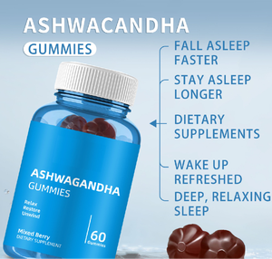 Gomitas Veganas de Ashwagandha Ksm66, Productos Personalizados para la Salud del Sueño, Diseño Único de Fábrica JH, Otros Suplementos para el Cuidado de la Salud - Product Image 2
