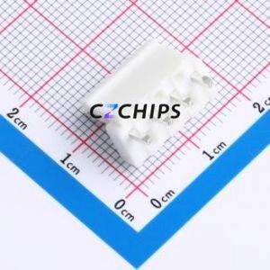 WAFER-VH3.96-4PZZ-W Wire-to-Board Pin Header Through hole Component (THT),P=3.96mm Connector 1x4P 3.96mm Through Hole VH - Product Image 2