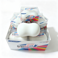 Jouet anti-stress souple et croustillant ASMR, jouet sensoriel à presser en forme de savon, soulagement de l'anxiété, son de craquement pour adultes 14+, boîte de présentation PVC