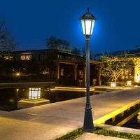 Poste de luz de calle Poste de lámpara/Poste de luz de calle Poste de alumbrado público galvanizado en caliente/octogonal cónico