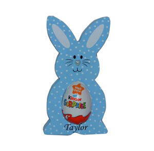 <strong>EASTER</strong> WOODEN BUNNY <strong>KINDER</strong> <strong>EGG</strong> HOLDER DECORATION HAPPY <strong>EASTER</strong> RABBIT <strong>EGG</strong> HOLDER - Product Image 2