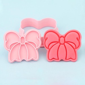 3D Bow Series en plastique forme de dessin animé écologique bricolage réfrigérateur <span class=keywords><strong>emporte</strong></span>-pièces Biscuit moule Biscuit imprimé - Product Image 3