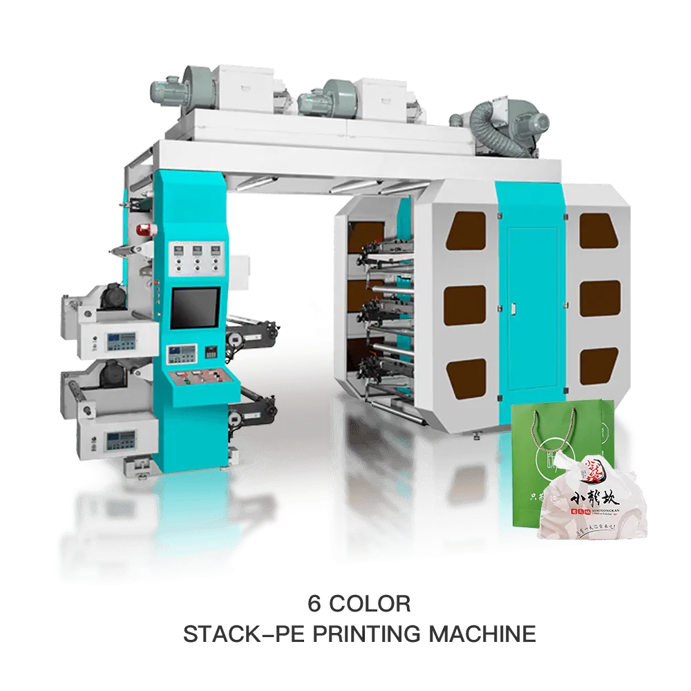 Máquina de impressão de papel de parede/máquina de impressão de flexo pma/hdpe/máscara 6/8/4 flexografia de cores