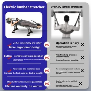 Tavolo di Inversione Elettrico per Trazione Lombare - Dispositivo di Trazione <span class=keywords><strong>Spinale</strong></span> di Grado Ospedaliero per Uso Domestico con Terapia Automatica - Product Image 2