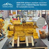 Ensemble moteur complet KUNLOON S6KT, moteur refroidi par air pour excavatrice Cat 320D 320C 3066 S6K, ensemble moteur de remplacement d'origine