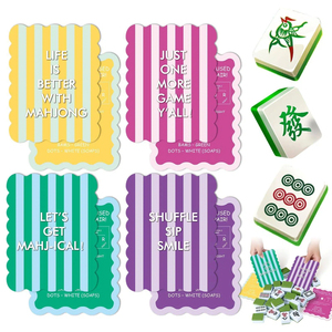 Wholesale Custom Mahjong Shuffler Cards Manufacturer <b>Plastic</b> <b>Tile</b> Mixer Set Private Label - Product Image 1