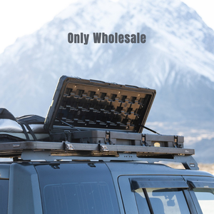 Accessoires pour camion 4x4 tout-terrain, boîte <span class=keywords><strong>de</strong></span> rangement robuste en plastique rotomoulé portable <span class=keywords><strong>de</strong></span> 95 L, boîte <span class=keywords><strong>de</strong></span> rangement pour <span class=keywords><strong>toit</strong></span> <span class=keywords><strong>de</strong></span> voiture pour le camping - Product Image 1