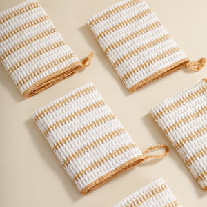 KOOCCA環境にやさしいビスコース繊維ハニーパターン掃除用ラグ強い吸収洗えるキッチン用ウェットドライクリーニング布 - Product Image 1