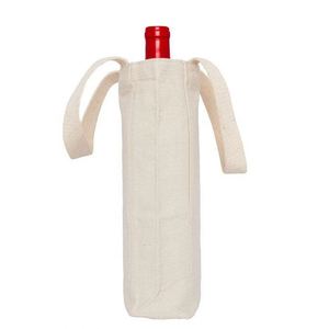 Sac à vin en toile personnalisé avec cordon de serrage et pochette de transport pour 1 à 2 bouteilles, emballage cadeau réutilisable - Product Image 3
