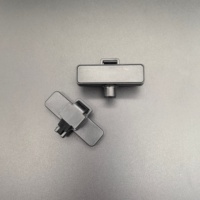 EAS Étiquette rigide antivol AM RF Étiquette en plastique noir de sécurité optique Fréquence 58kHz Aimant ABS Utilisation en magasin Protection des lunettes