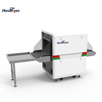 Scanner de bagages à rayons X Hawkeyes 510*324mm, machine de contrôle de sécurité des bagages par rayons X, résolution 1,0 mm, 12-40 mm