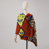 Aksesori sabuk pernikahan tradisional Afrika jubah rambut aksesori kain lilin tisu kupu-kupu bordir benang Combed Batik tenun