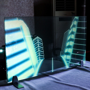 Pantalla de holograma de publicidad LED de efecto perfecto Película de proyección trasera transparente - Product Image 1