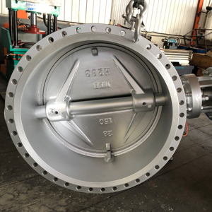 Vanne papillon actionnée de grand diamètre DN1600, corps WCB double excentrique pour les infrastructures hydrauliques - Product Image 5