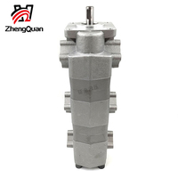 Pompe à huile électrique haute pression à triple engrenage Zhengquan HGP-222A-F2/2/2R, faible bruit, OEM, pour machines de construction