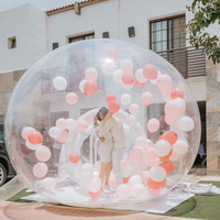 Ballons de fête Fun House, Dôme igloo géant transparent gonflable, Tente bulle, Maison bulle gonflable transparente pour rendez-vous en extérieur