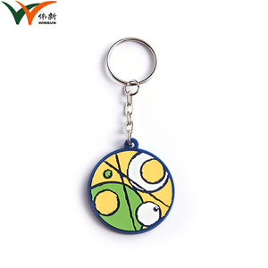 Prix d'usine en caoutchouc PVC souple porte-clés personnalisé 2D 3D mignon Anime porte-clés en silicone - Product Image 2