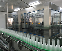 Máquina Automática para Llenado de Botellas de Vidrio para Alcohol, Línea de Embotellado de Licores con Tapón ROPP, Tapón de Rosca y Tapón de Corcho