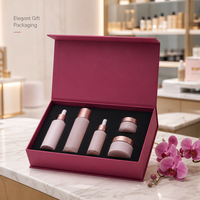 Boîte pliante magnétique de luxe avec logo personnalisé, en carton rigide, pour emballage de cosmétiques et de soins de la peau, avec insert en EVA