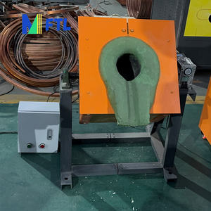 Chatarra Acero Hierro Aluminio Cobre Horno de fusión Procesamiento de bronce Inducción Industrial Horno de fusión de metales - Product Image 1