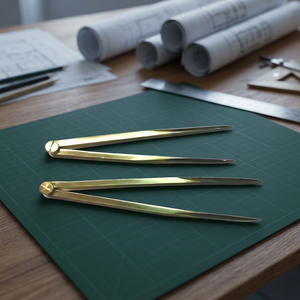 เครื่องมือวัดสัดส่วนทองเหลืองชุบทองคำ ขัดเงาสองด้าน สำหรับงานทางทะเล - Product Image 4