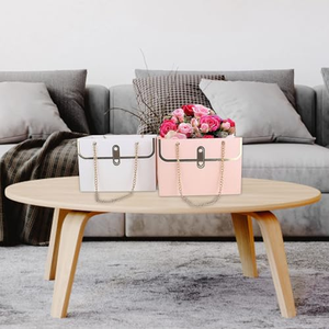 Nouvelle boîte pliable portable pour arrangements floraux, décoration cadeau, panier de fleuriste, boîte vide - Product Image 4