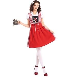 Tradizionale Oktoberfest tedesco birra ragazza Dirndl vestito Anime giapponese costumi da <span class=keywords><strong>cameriera</strong></span> uniforme da <span class=keywords><strong>cameriera</strong></span> <span class=keywords><strong>per</strong></span> i festival - Product Image 1