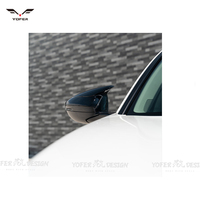 ABS pièces automobiles de haute qualité accessoires de voiture rétroviseur latéral capuchon coque couverture noir brillant pour honda accord