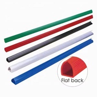 Carpeta Deslizante de PVC Resistente al Por Mayor, 4mm 30 Hojas, 6mm 40 Hojas, Barra Deslizante de Plástico para Encuadernación de Libros de Oficina y Escuela