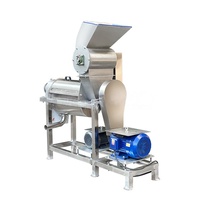 Commerciële roestvrijstalen automatische sapcentrifuge voor appel, wortel, gember, fruit en groenten, industriële spiraalvormige schroef, koude pers
